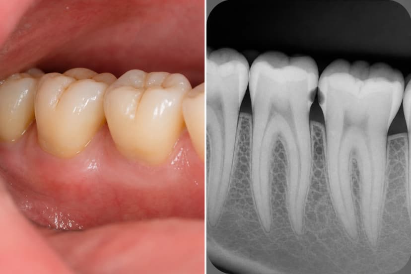 Representative paired treatment visualization for Intraoral Digital X Rays